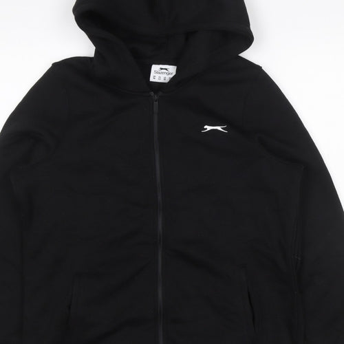 Slazenger Women’s Black UK 14 Full Zip Hooded Sports Hoodie