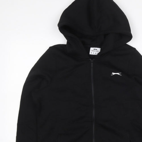Slazenger Women’s Black UK 14 Full Zip Hooded Sports Hoodie