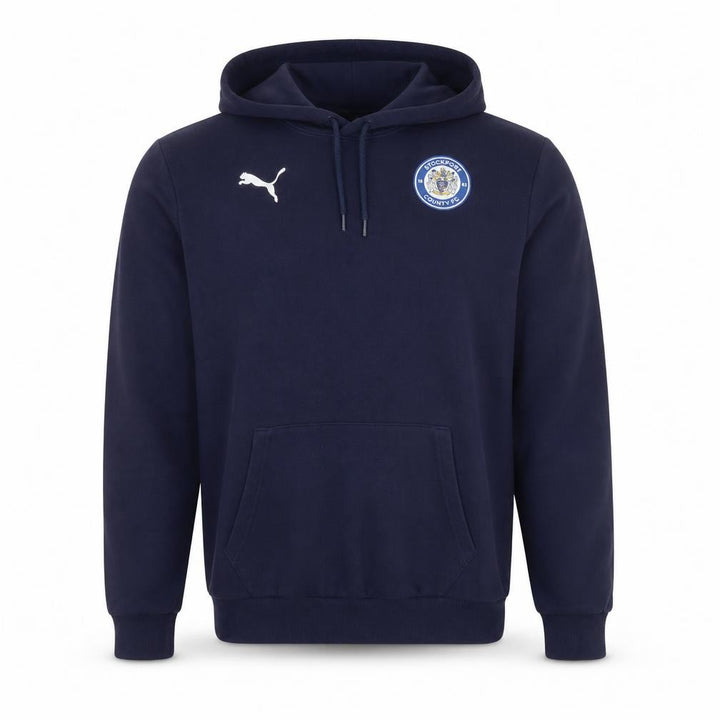 Puma Men’s Blue L Stockport County FC Pullover Hoodie Football