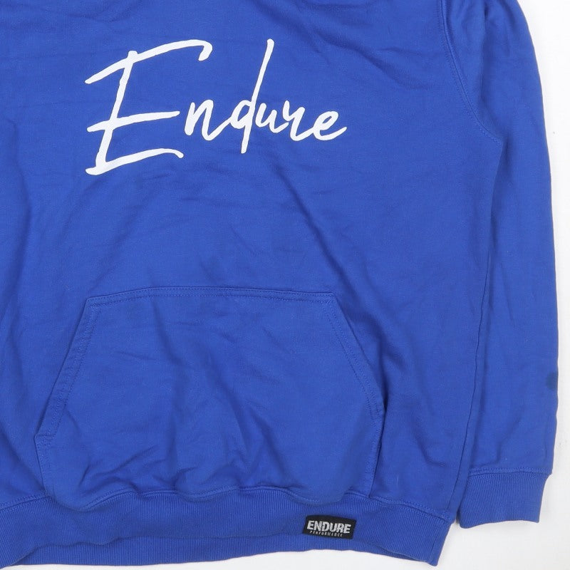 Additional view of Endure Performance Men’s Blue XL Pullover Graphic Print Hoodie