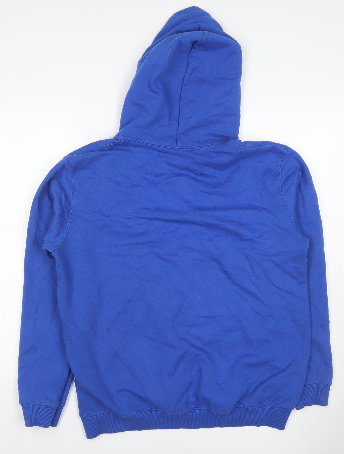 Close-up detail of Endure Performance Men’s Blue XL Pullover Graphic Print Hoodie