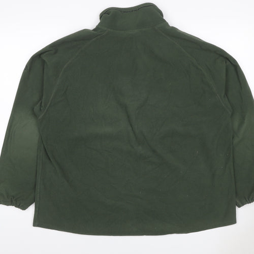 Craghoppers Men’s Green 3XL 1/4 Zip Fleece Pullover Sweatshirt