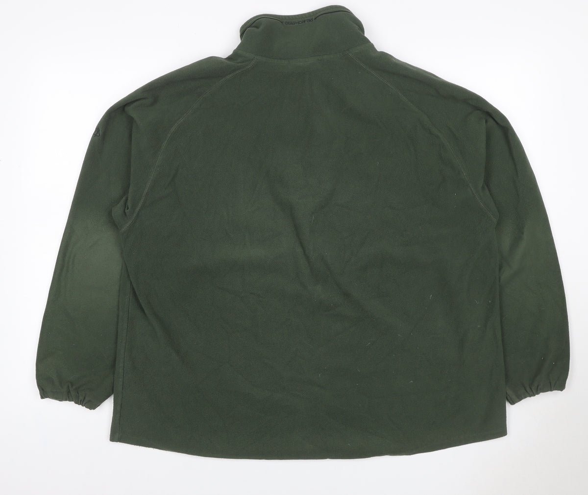 Craghoppers Men’s Green 3XL 1/4 Zip Fleece Pullover Sweatshirt