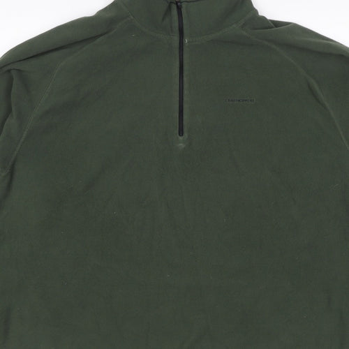 Craghoppers Men’s Green 3XL 1/4 Zip Fleece Pullover Sweatshirt