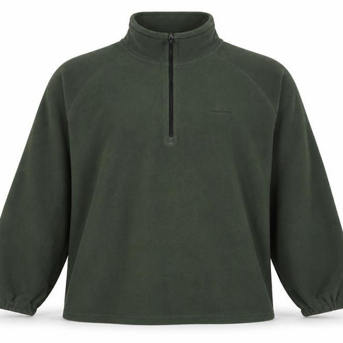 Craghoppers Men’s Green 3XL 1/4 Zip Fleece Pullover Sweatshirt