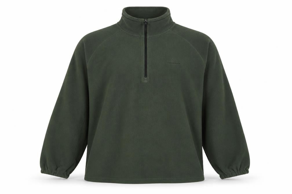 Craghoppers Men’s Green 3XL 1/4 Zip Fleece Pullover Sweatshirt