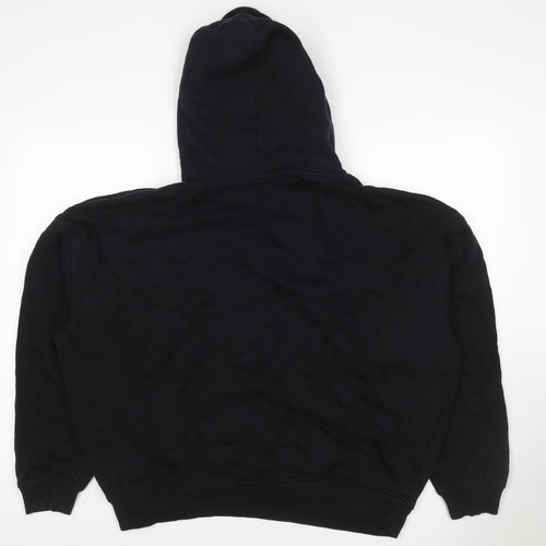 HERA Women’s Black Logo Pullover Hoodie Size L Cotton Blend