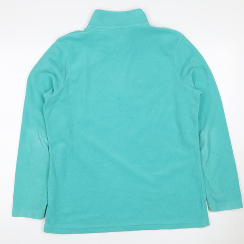 Regatta Women Blue UK 14 Pullover 1/4 Zip Fleece Sweatshirt