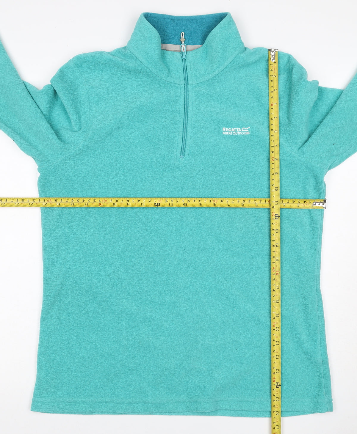 Regatta Women Blue UK 14 Pullover 1/4 Zip Fleece Sweatshirt