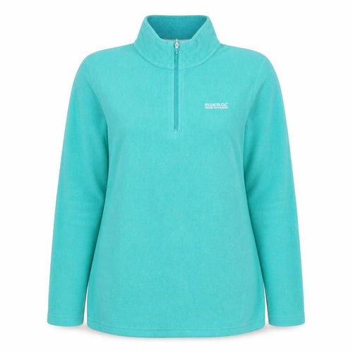 Regatta Women Blue UK 14 Pullover 1/4 Zip Fleece Sweatshirt