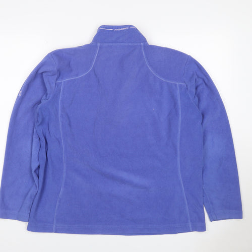 Craghoppers Women’s Blue UK 14 Half Zip Fleece Sweatshirt Hiking