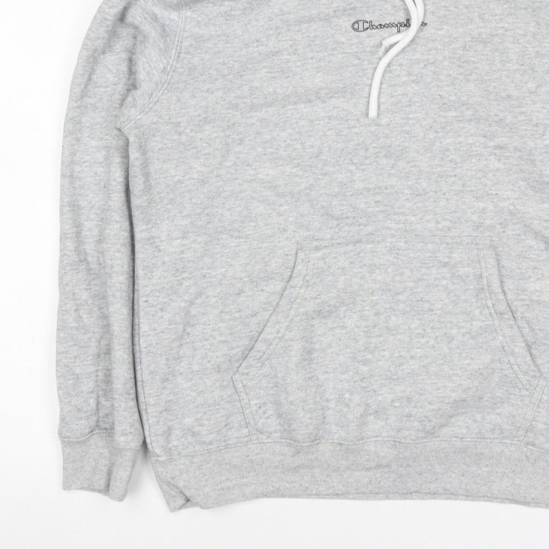 Additional view of Champion Women’s Grey Logo Pullover Hoodie, size L