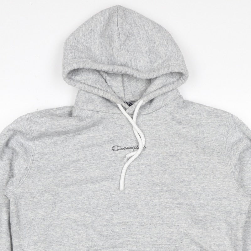 Additional view of Champion Women’s Grey Logo Pullover Hoodie, size L