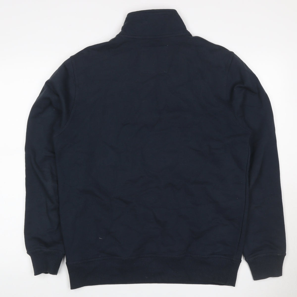 Crew Clothing Company Men’s Blue M 1/4 Zip High Neck Sweatshirt