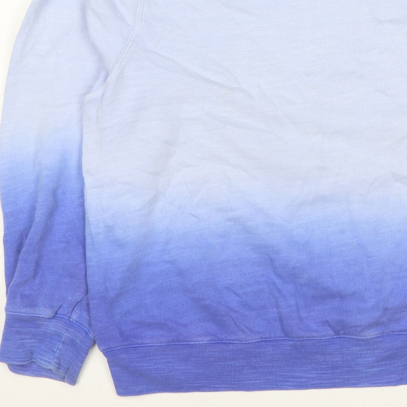 Marks and Spencer Women’s Blue Ombre Cotton M Pullover Sweatshirt