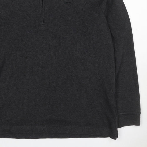 Nike Tiger Woods Men's Black M Pullover 1/4 Zip Golf Sweatshirt
