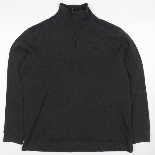 Nike Tiger Woods Men's Black M Pullover 1/4 Zip Golf Sweatshirt