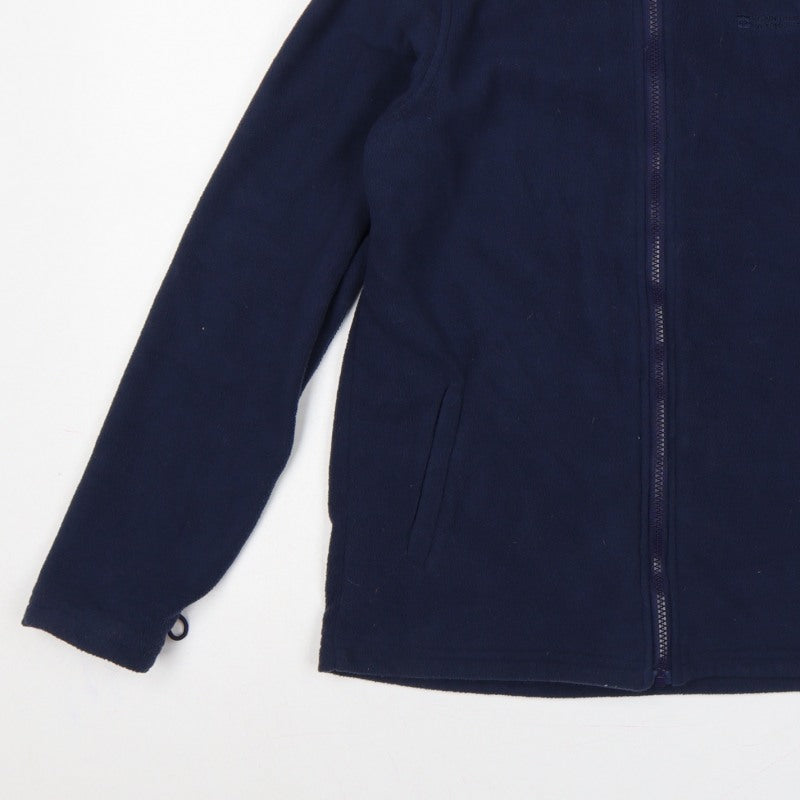 Mountain Warehouse Boys Blue 13 Years Fleece Full Zip Hiking Jacket