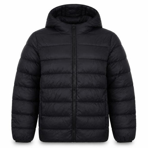 Marks and Spencer Boys Black 11-12 Years Hooded Puffer Jacket