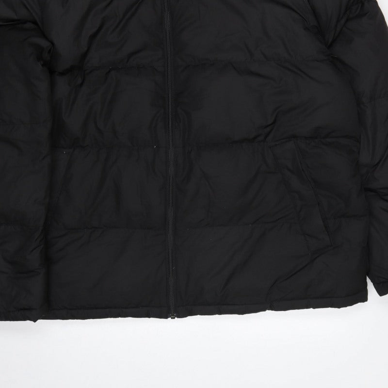 Additional view of Lands' End Women Black XL Hooded Down Puffer Jacket Quilted