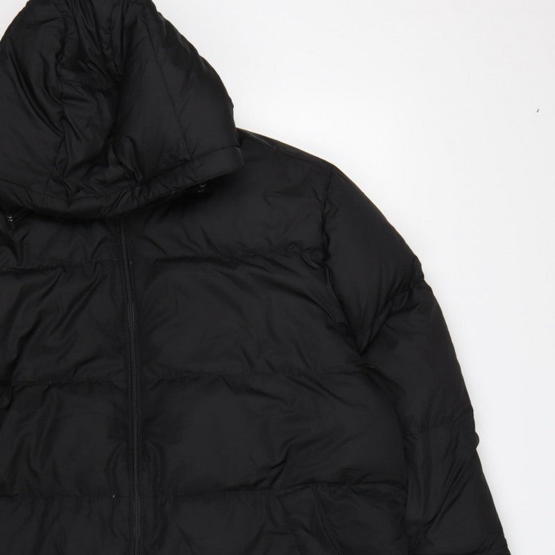 Additional view of Lands' End Women Black XL Hooded Down Puffer Jacket Quilted