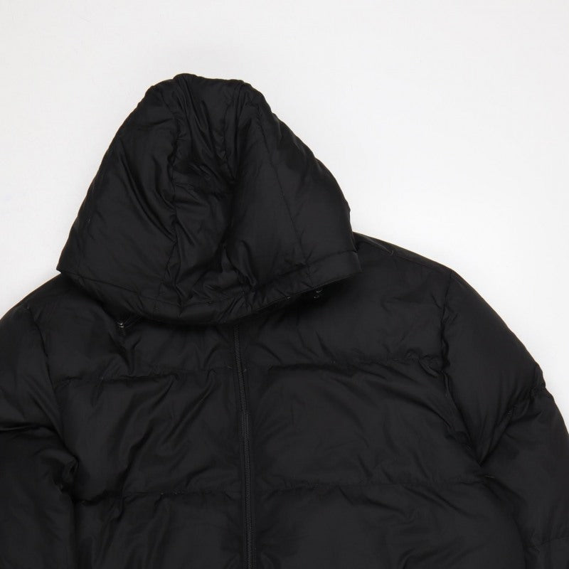 Additional view of Lands' End Women Black XL Hooded Down Puffer Jacket Quilted