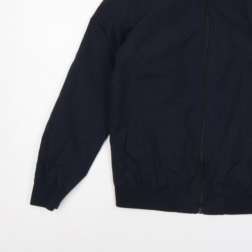Next Boys Blue 12 Years Bomber Jacket Full Zip Lined Pockets
