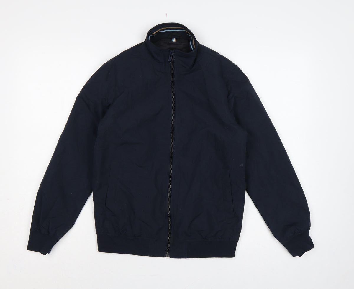 Next Boys Blue 12 Years Bomber Jacket Full Zip Lined Pockets