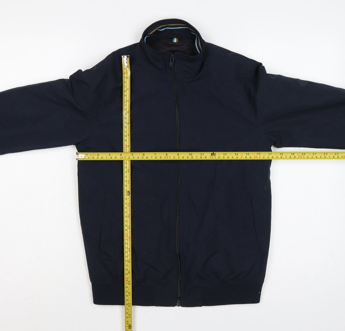 Next Boys Blue 12 Years Bomber Jacket Full Zip Lined Pockets
