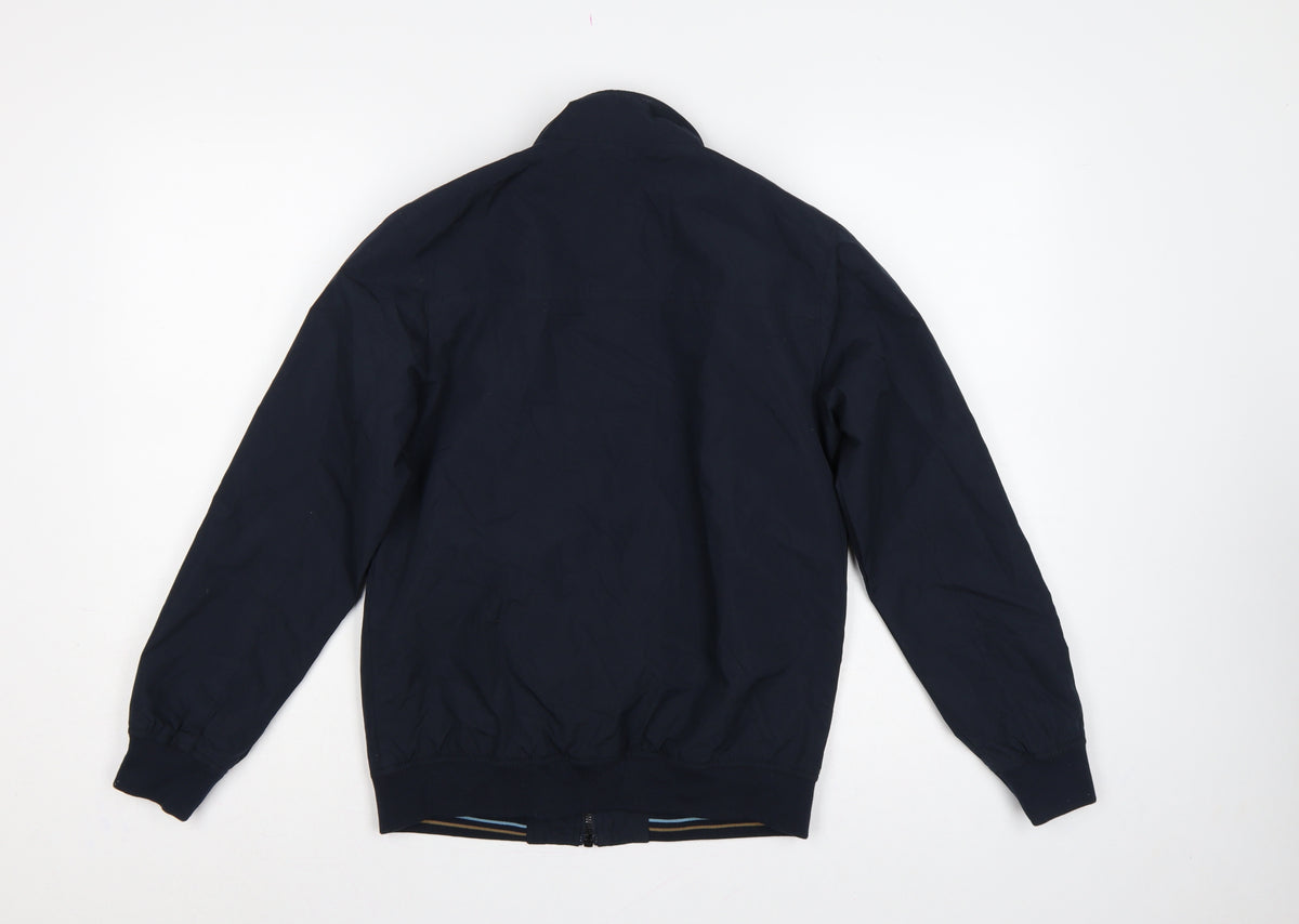 Next Boys Blue 12 Years Bomber Jacket Full Zip Lined Pockets