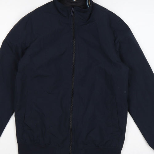 Next Boys Blue 12 Years Bomber Jacket Full Zip Lined Pockets