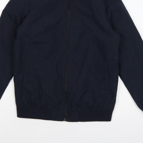 Next Boys Blue 12 Years Bomber Jacket Full Zip Lined Pockets