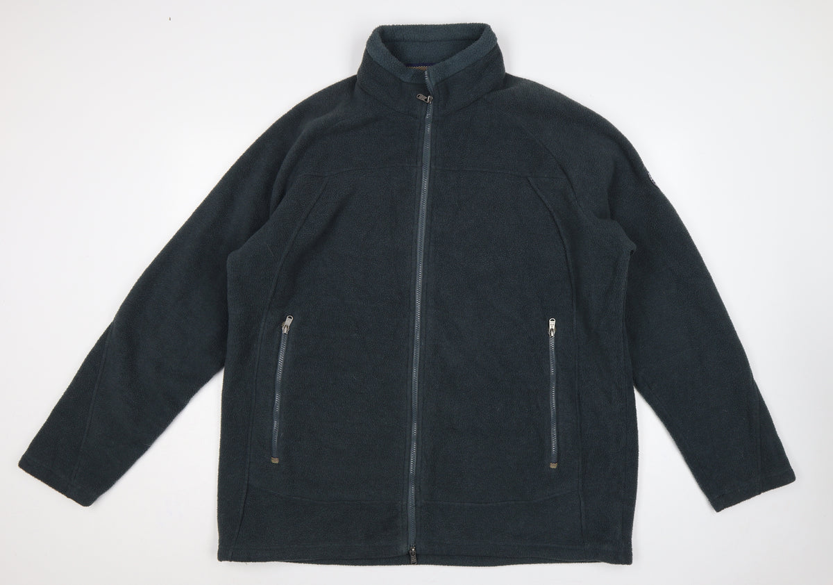 TOG24 Men’s Blue XXL Oakridge Full Zip Fleece Jacket Outdoor