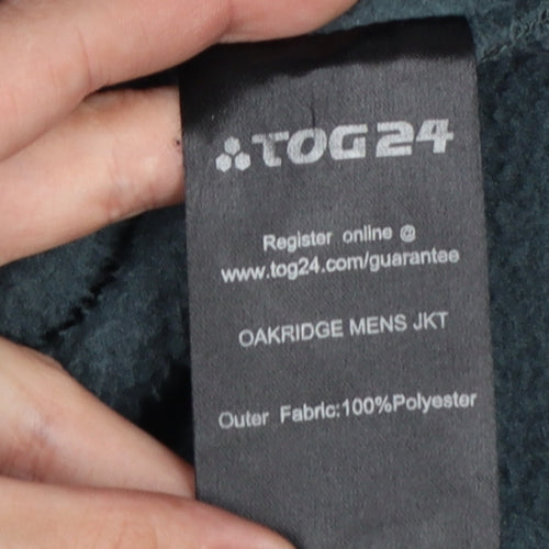 TOG24 Men’s Blue XXL Oakridge Full Zip Fleece Jacket Outdoor
