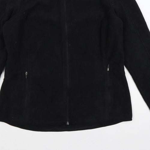 M&S Goodmove Women’s Black Size 14 Fleece Full Zip Jacket