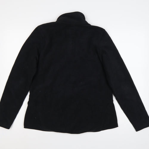 M&S Goodmove Women’s Black Size 14 Fleece Full Zip Jacket