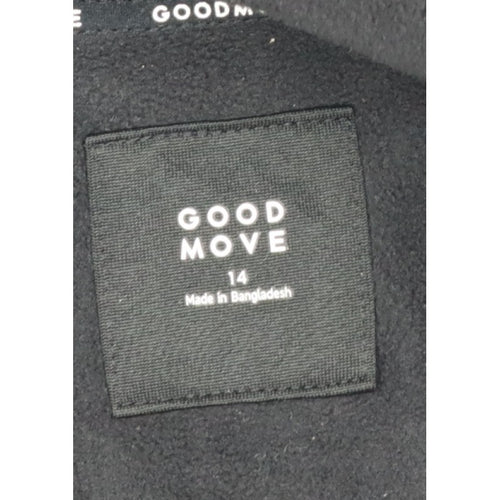M&S Goodmove Women’s Black Size 14 Fleece Full Zip Jacket