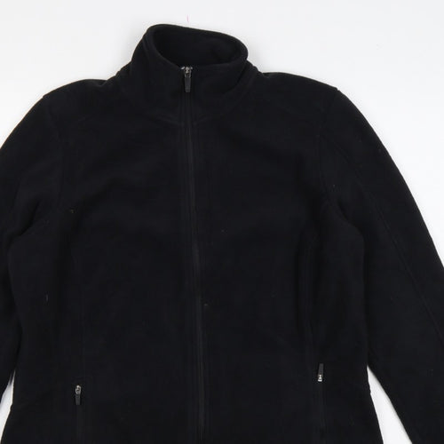 M&S Goodmove Women’s Black Size 14 Fleece Full Zip Jacket