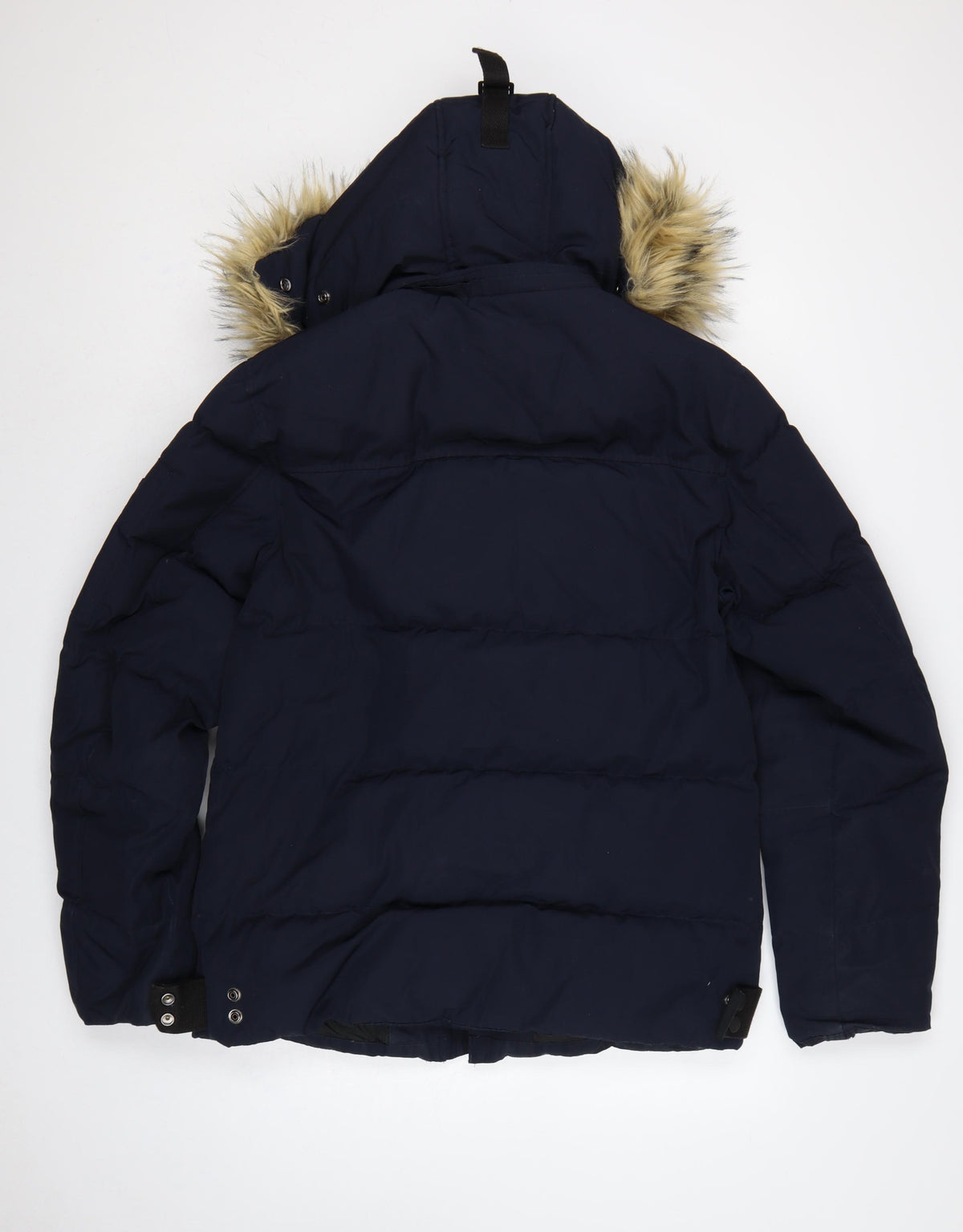 Superdry Men’s Navy M Premium 9010 Down Fur Hood Parka Jacket