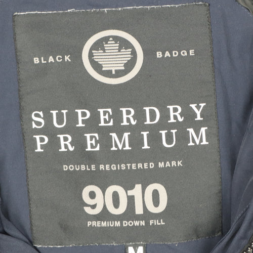 Superdry Men’s Navy M Premium 9010 Down Fur Hood Parka Jacket
