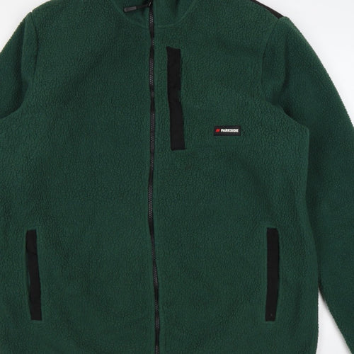 Parkside Men’s Green L Fleece Full Zip Workwear Jacket