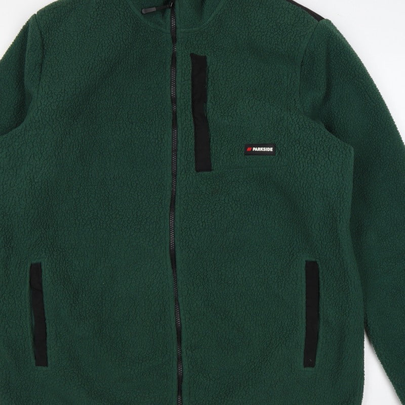 Parkside Men’s Green L Fleece Full Zip Workwear Jacket