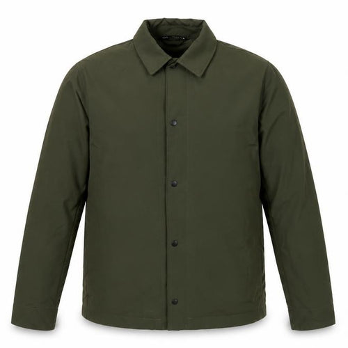 Zara Men's Khaki Green M Basic Jacket Lightweight Snap Fasten