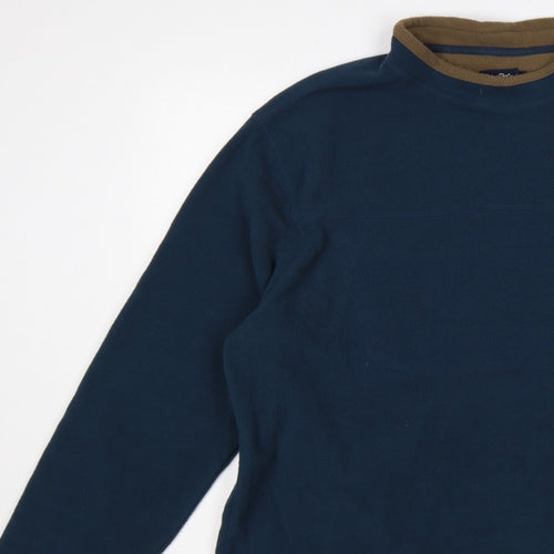 Peter Storm Men’s Blue Fleece Pullover Sweatshirt XL High Neck