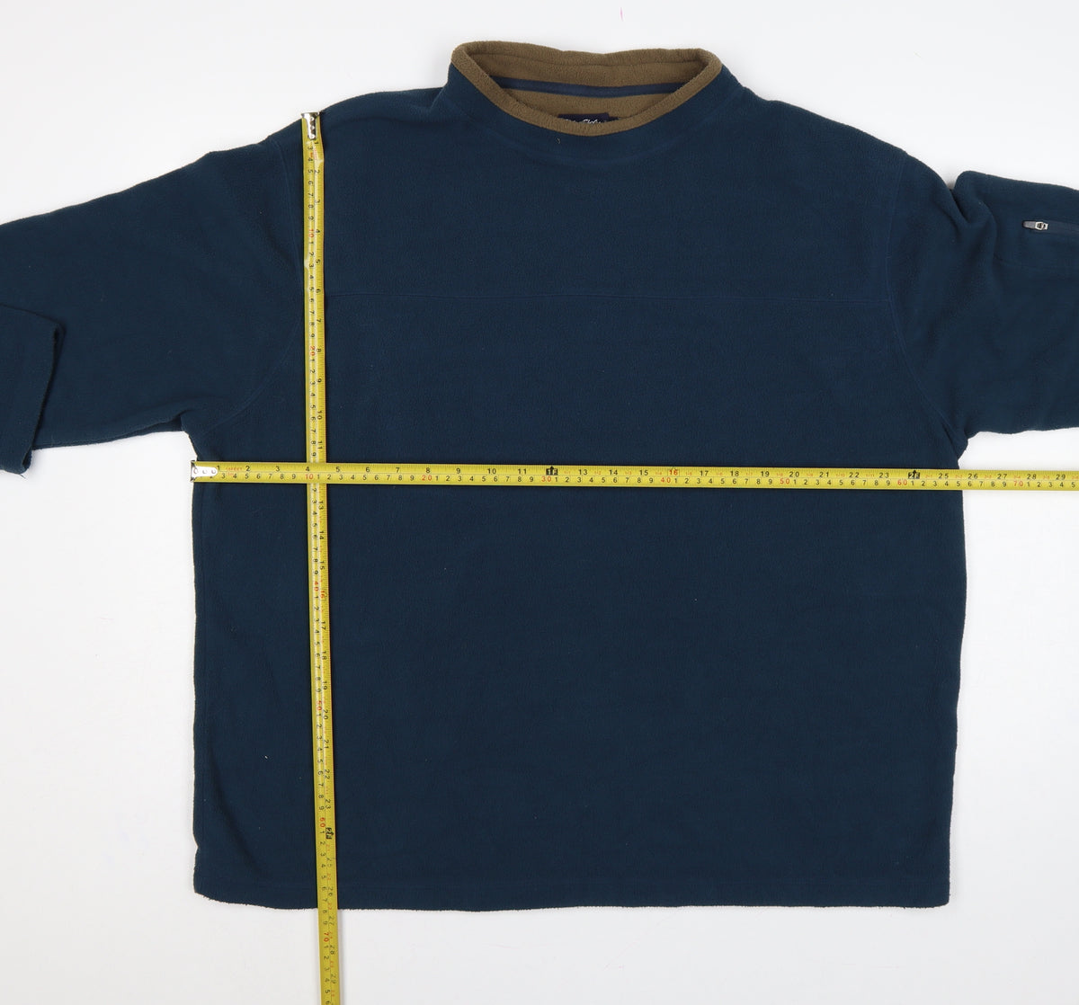 Peter Storm Men’s Blue Fleece Pullover Sweatshirt XL High Neck