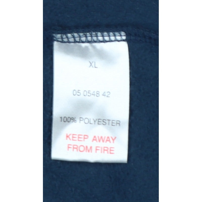 Peter Storm Men’s Blue Fleece Pullover Sweatshirt XL High Neck