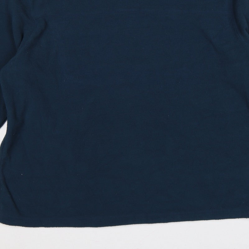 Peter Storm Men’s Blue Fleece Pullover Sweatshirt XL High Neck