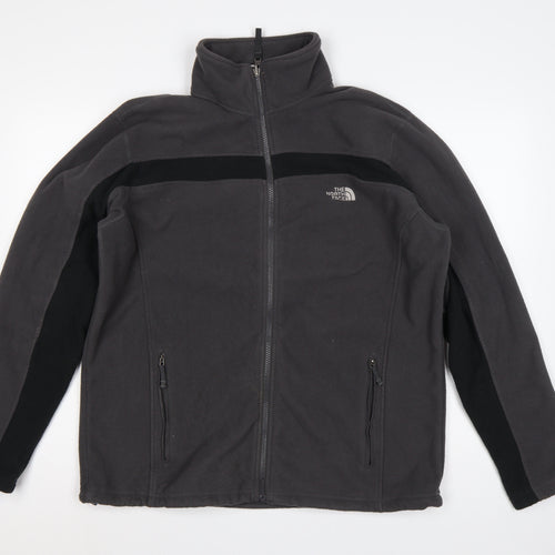 The North Face Men's Black L TNF 200 Fleece Full Zip Outdoor Jacket