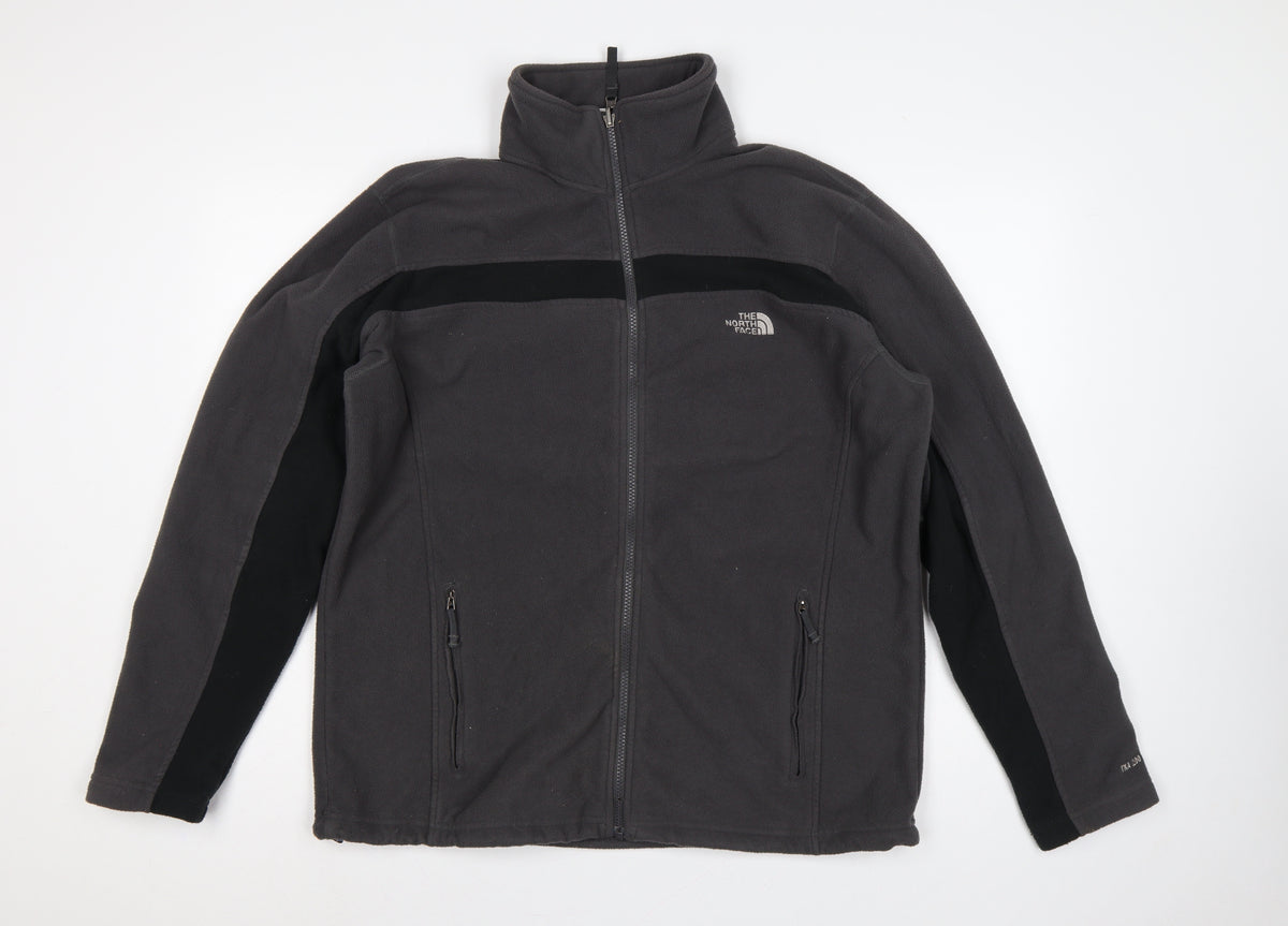 The North Face Men's Black L TNF 200 Fleece Full Zip Outdoor Jacket