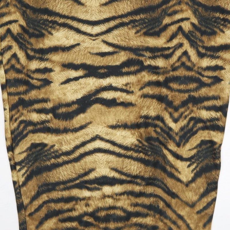 River Island Women Brown Tiger Print Bodycon Knee Length Dress UK 12
